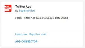 data studio connectors 47 twitter ads supermetrics